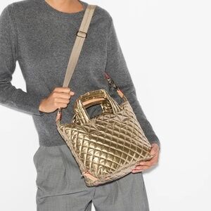 💋Antique Gold Metallic Bag *NEW